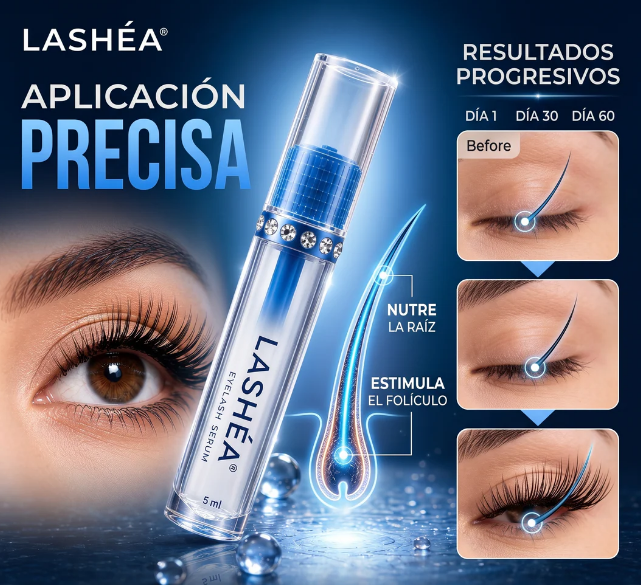 Serum Pestañas Lashéa® | Pestañas Largas y Naturales.