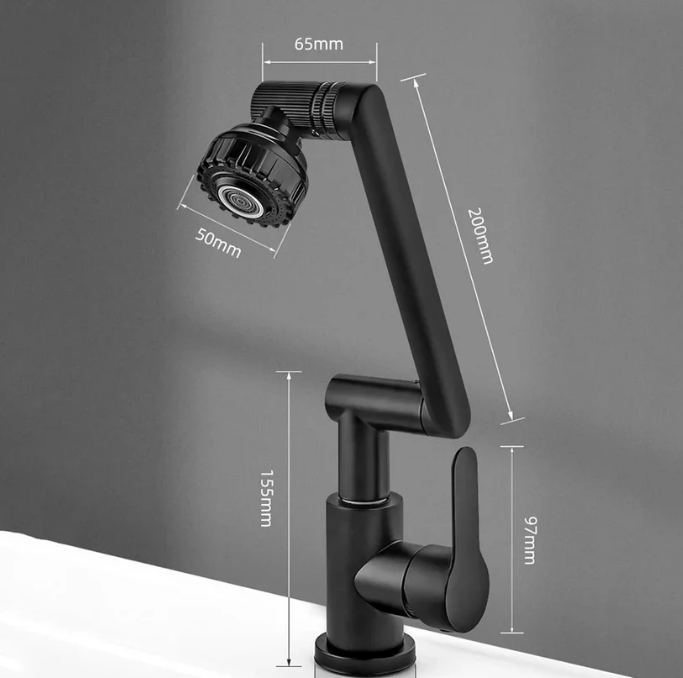 AquaMax 360°- Grifo con Rotación 360 Multifuncional
