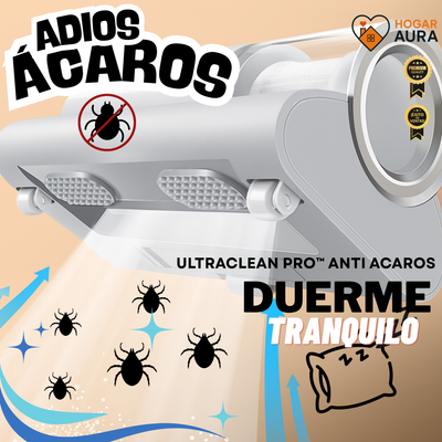 UltraClean Pro™ – Aspiradora Portátil Antiácaros UV para Colchones y Tapicería